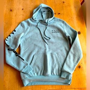 Maui and Sons hoodie - adult S, blue/green